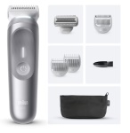 BRAUN - Depilatore Braun BG7550 SERIES 7 Body Groomer 2in1 Silver