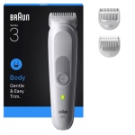 BRAUN - Depilatore Braun BG3530 SERIES 3 Body Groomer Silver