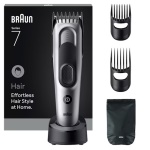 BRAUN - Taglia capelli Braun HC7590 SERIES 7 Hair Clipper Silver e Black