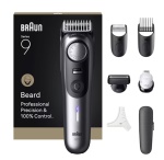 Regolabarba Braun BT9520 SERIES 9 Beard Trimmer Silver e Black