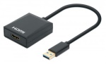 Manhattan - Adattatore video Manhattan 153690 IADAP USB3 HDMIM Black