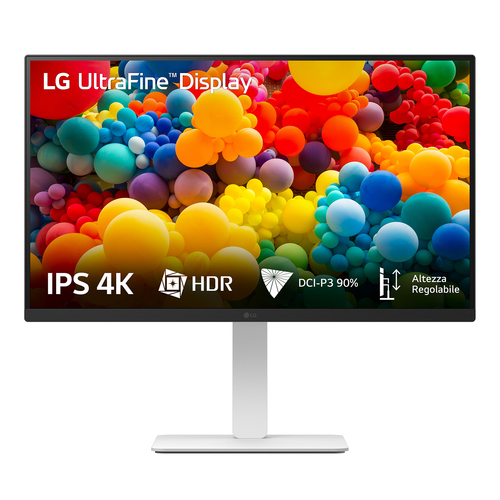 Monitor Lg 27US550 W AEU ULTRAFINE UHD Pivot White e Black