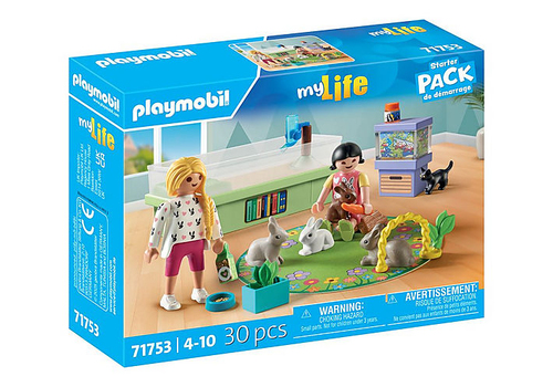 Starter Pack Famiglia con conigli Playmobil 71753 MY LIFE