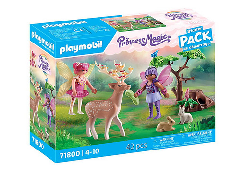 Starter Pack Fate con teneri animali Playmobil 71800 PRINCESS MAGIC
