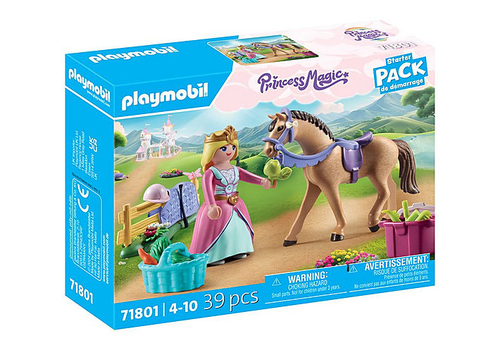 Starter Pack Principessa con cavallo Playmobil 71801 PRINCESS MAGIC