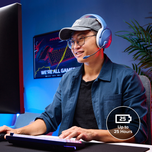 Cuffie gaming HyperX AM7A0AA CLOUD Jet Light blue e White