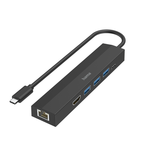 HUB Hama 00200144 USB C Black