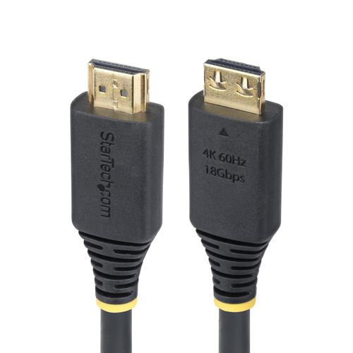 Cavo HDMI Startech.Com HDMI2 CABLE GRIP 3F 2.0 4K Black