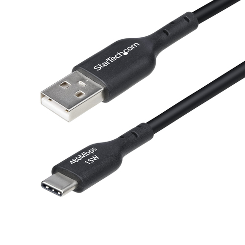 Cavo USB C Startech.Com USB2AC2MNC 2.0 Black