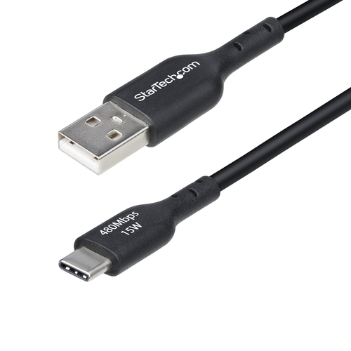 Cavo USB C Startech.Com USB2AC1MNC 2.0 Black