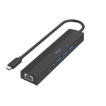 HAMA - HUB Hama 00200144 USB C Black