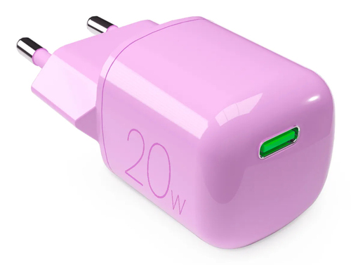Caricabatterie Puro PUFCMTCUSBC20WGPINK MINIPRO 20W GaN Pink