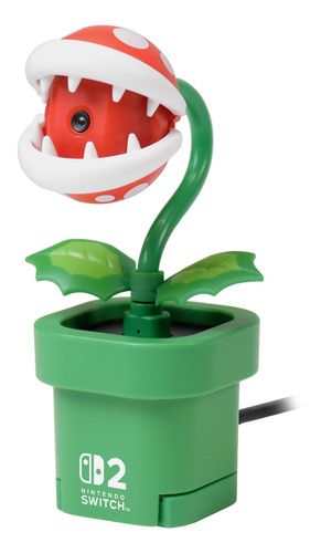 Webcam Nintendo 10016155 SWITCH 2 Camera Pirahna Plant Green e Red
