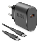 Caricabatterie Sbs TEKITTRTC15W WALL CHARGER KIT 15W Black