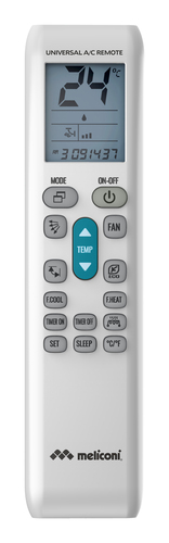 Telecomando condizionatore Meliconi 802103 AC 50 White