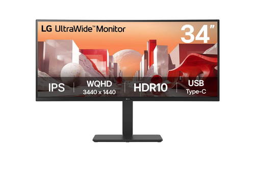 Monitor Lg 34BA75QE-B.AEU 34ba75qe 34 in ips borderless -