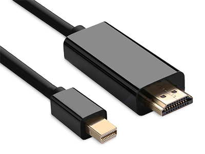 Cavo adattatore Hamlet XVCMDP HDM180 4K Black