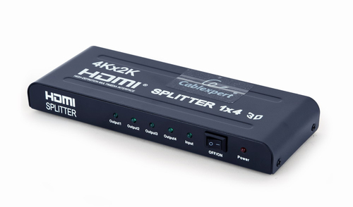 Splitter HDMI Gembird DSP 4PH4 02 CABLEXPERT Black