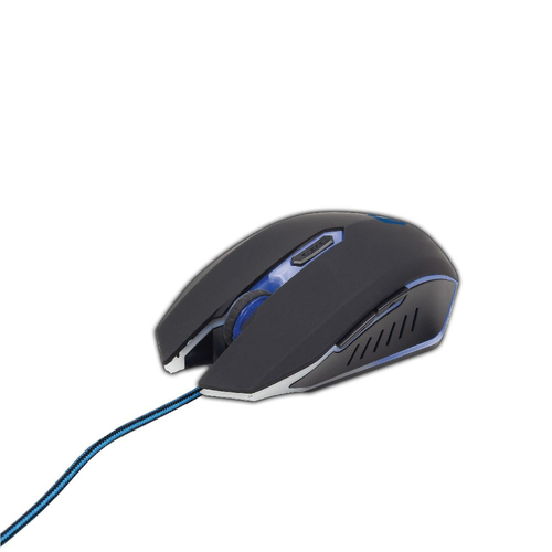 Mouse Gembird MUSG 001 B Wired Black e Blue