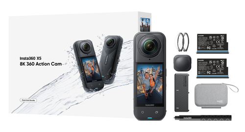 Action cam Insta360 935446 X5 Essential Bundle Black