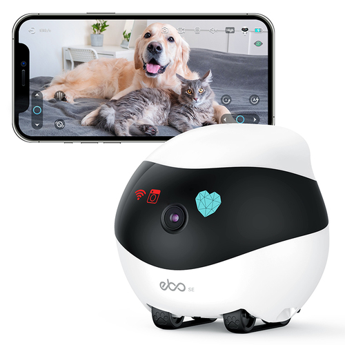 Videosorveglianza animali smart Enabot 120188 EBO SE White e Black