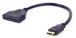 Gembird - Cavo HDMI Gembird DSP 2PH4 04 CABLEXPERT Passive dual port Black