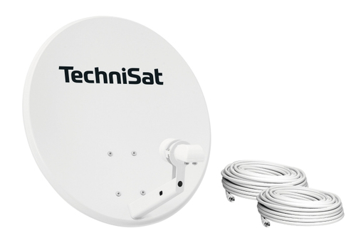 Kit parabola Technisat 2060 2882 60 Twin LNB con cavo 10m Grey