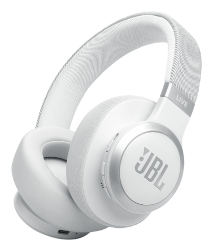 Cuffie microfono bluetooth Jbl JBLLIVE770NCWHT LIVE 770NC White