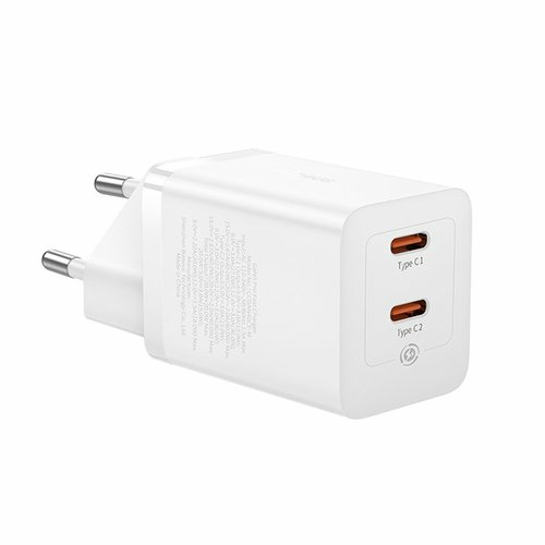 Caricabatterie Baseus CCGP180102 FAST CHARGER GaN5 Pro 40W White