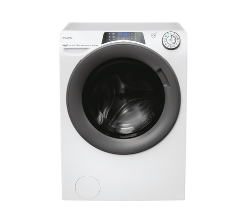 Lavatrice Candy 31020041 RAPIDO PRO RP 486BWMR9 1 S White e Gray