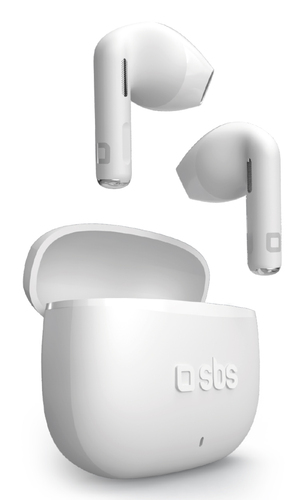 Auricolari microfono bluetooth Sbs TEEARTWSGOPODSW GO PODS Tws White