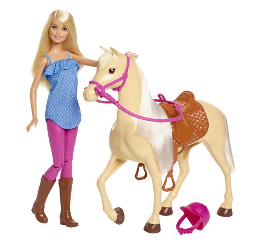 Set bambola Mattel FXH13 BARBIE con cavallo e accessori