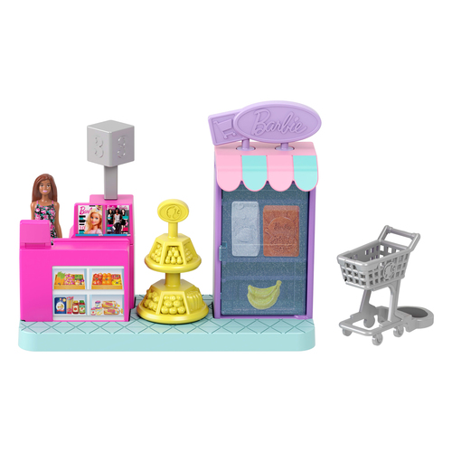 Set bambola Mattel JCR29 BARBIE LAND Mini doll playset Assortito