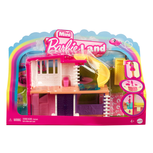 Set bambola Mattel HYF44 BARBIE LAND Mini casetta dei sogni Assortito