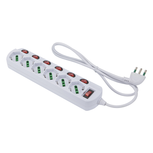 Multipresa tavolo Fme Fanton 47438 10/16A Bianco