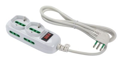 Multipresa tavolo Fme Fanton 474144 10/16A Bianco