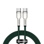 Baseus - Cavo USB C Baseus CATJK D06 CAFULE Metal 5A Green e Silver