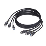 Cavo adattatore Startech.Com DDU1226 KVM CABLE KVM Dual DisplayPort e 