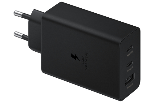 Caricabatterie Samsung EP T6530NBEGEU TRIO 65W Black