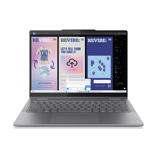 2 in 1 Notebook Lenovo 83JQ005EIX YOGA 7 14ILL10 Copilot+ Luna grey