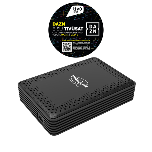 Decoder Digiquest RICD1248 TIVUSAT Microsat Retro Black