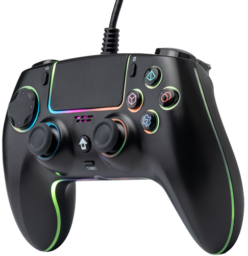 Gamepad Qubick COP50015 PLAYSTATION 5 RGB Black