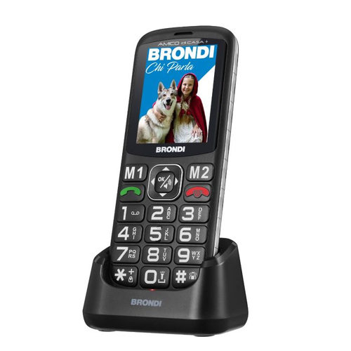 Cellulare Brondi AMICO DI CASA+ Dual SIM Black