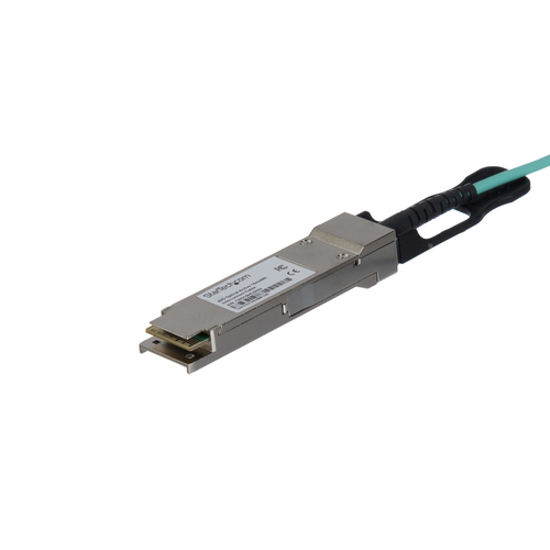 Fibra ottica Startech.Com QSFP40GAO10M MSA Conforme QSFP+ Green e Silv