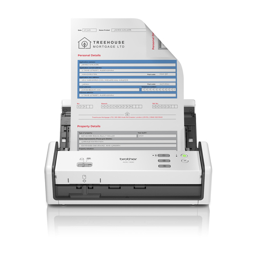 Scanner Brother ADS1300UN1 White e Black