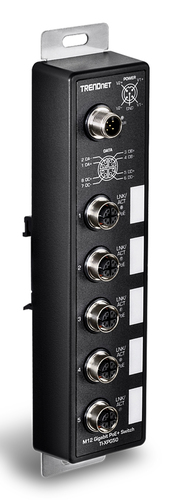 Switch di rete Trendnet TI XPG50 industriale M12 Black