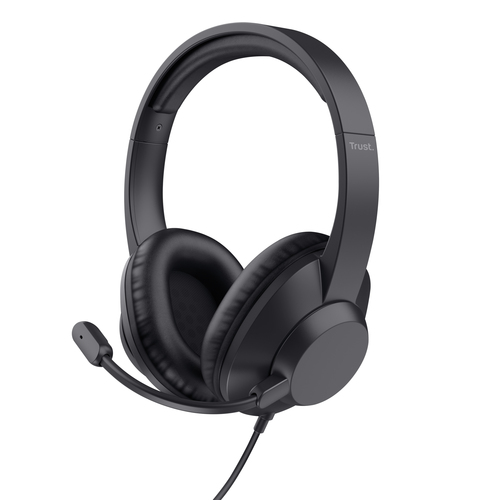 Cuffie microfono filo Trust 25461 Ayda Max USB Black