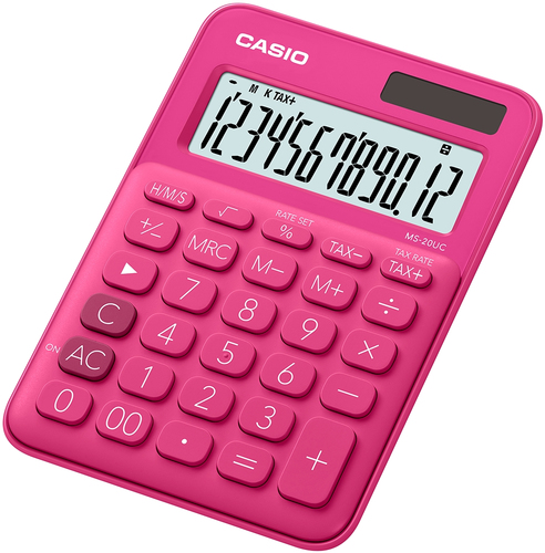 Calcolatrice Casio MS 20UC RD MS SERIES Red