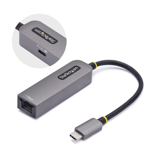 Adattatore di rete Startech.Com 1GPD3 USB C ETHERNET USB C Gray
