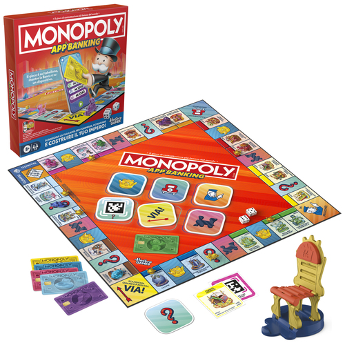 Gioco Hasbro G1424103 MONOPOLY App banking gioco